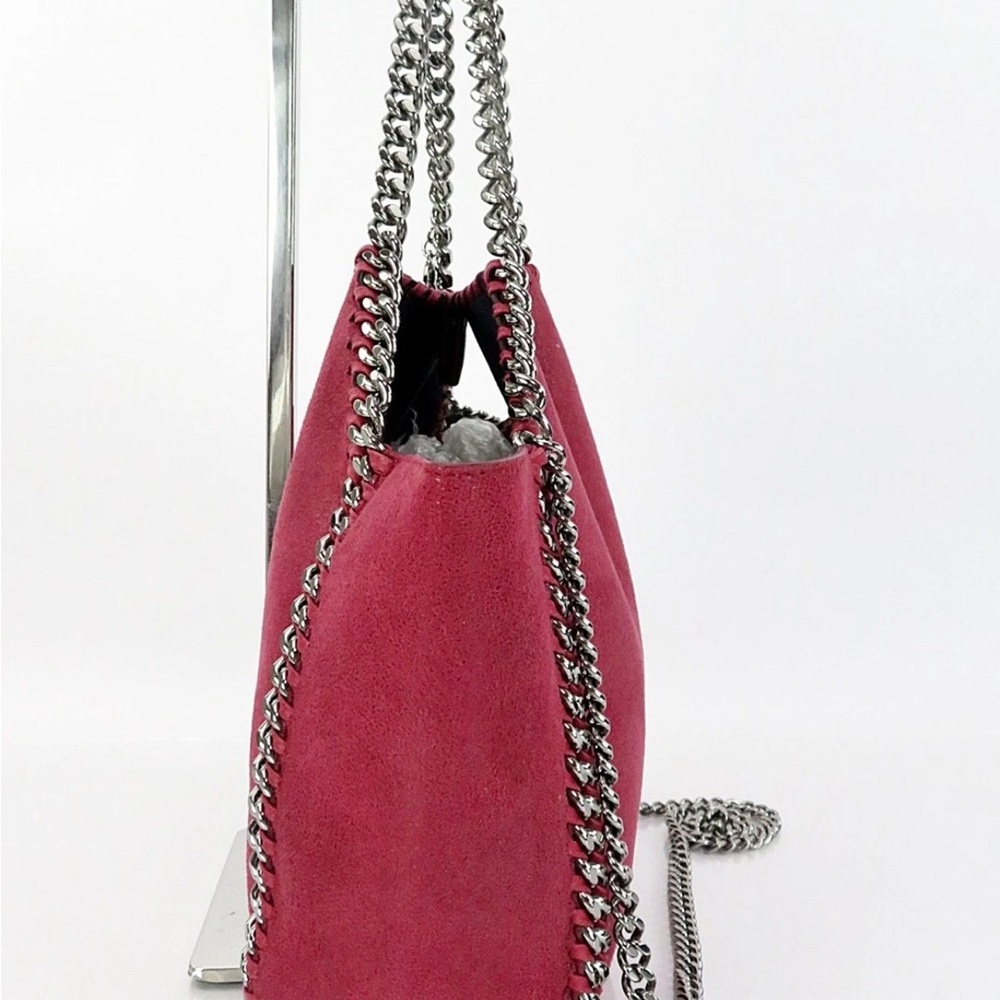 Stella McCartney Red Chain Tote Bag with Dust bag and small pouch - Picture 3 of 15